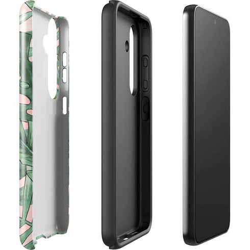 Spring Palm Leaves Galaxy S25 Impact Case