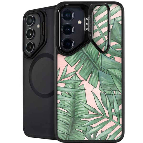 Spring Palm Leaves Galaxy S24 Plus Kickstand Case