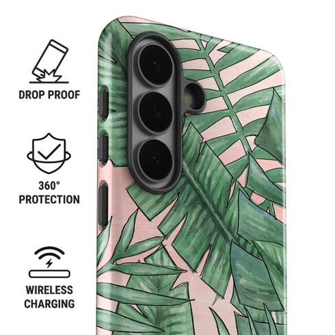 Spring Palm Leaves Galaxy S26 Impact Case