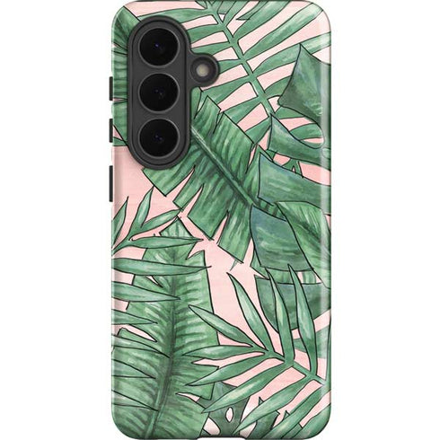 Spring Palm Leaves Galaxy S26 Plus Impact Case