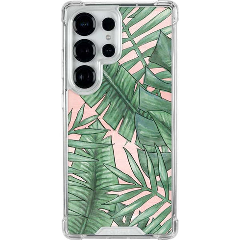 Spring Palm Leaves Galaxy S26 Ultra Clear Case