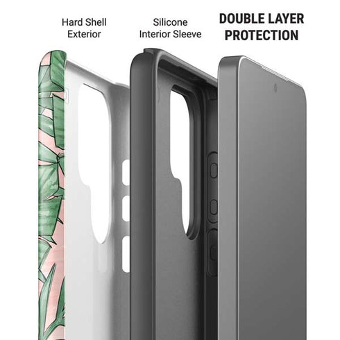 Spring Palm Leaves Galaxy S26 Ultra Impact Case