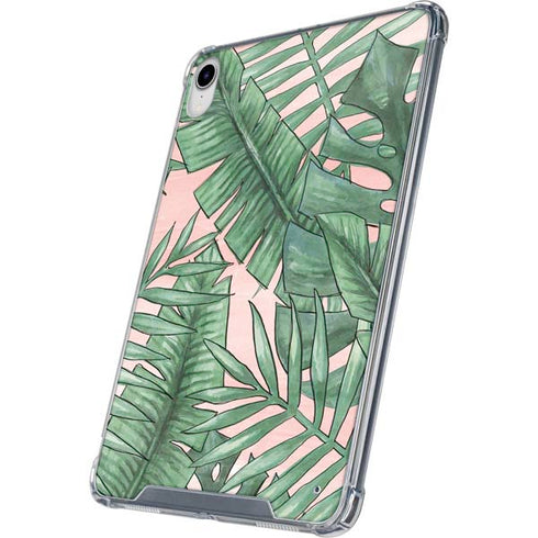 Spring Palm Leaves iPad 11th Gen (2025) Clear Case
