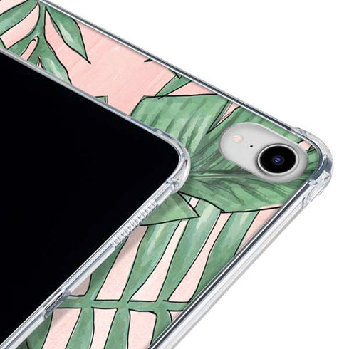 Spring Palm Leaves iPad 11th Gen (2025) Clear Case