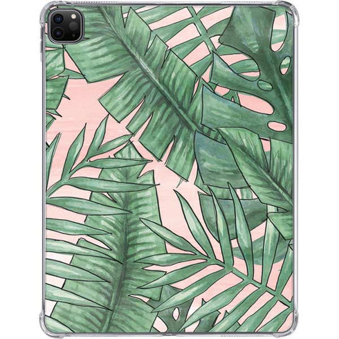 Spring Palm Leaves iPad Pro 11in (2024) Clear Case