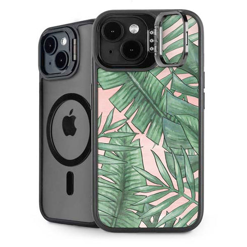 Spring Palm Leaves iPhone 13 Kickstand Case