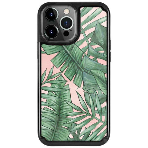 Spring Palm Leaves iPhone Cases