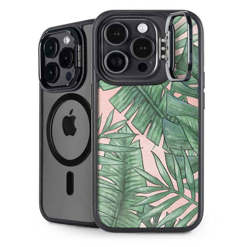 Spring Palm Leaves iPhone 14 Pro Max Kickstand Case
