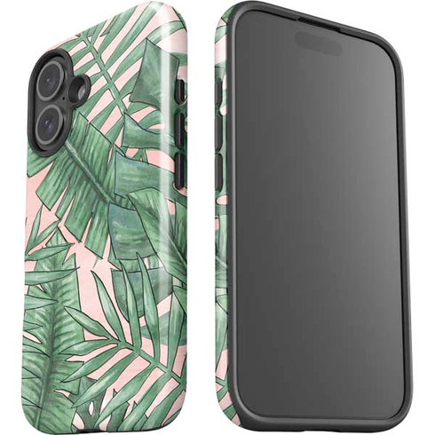 Spring Palm Leaves iPhone 16 Impact Case