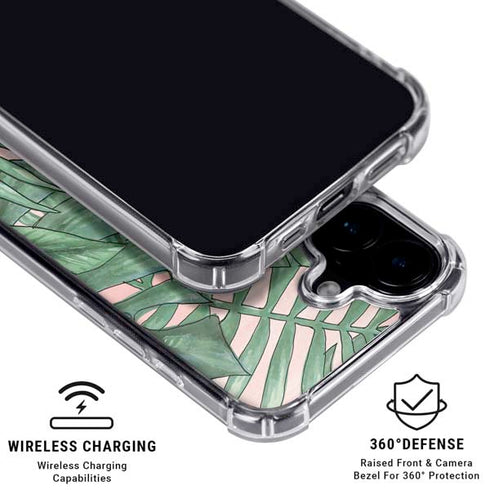 Spring Palm Leaves iPhone 16 MagSafe Case