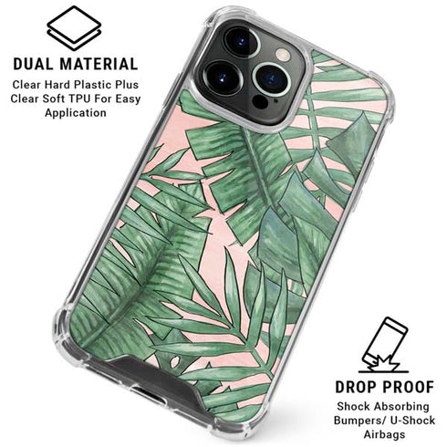 Spring Palm Leaves iPhone 16 Pro Clear Case