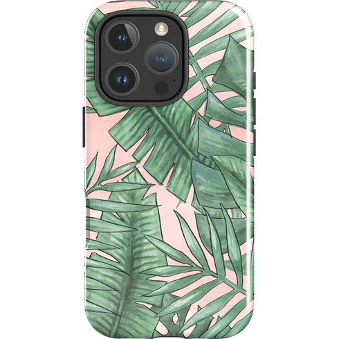 Spring Palm Leaves iPhone 16 Pro Max Impact Case