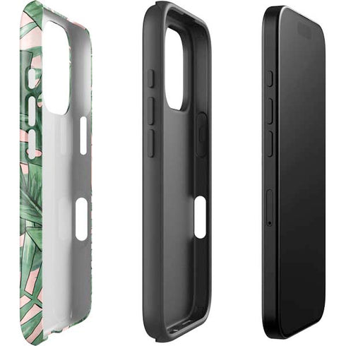 Spring Palm Leaves iPhone 16 Pro Max Impact Case
