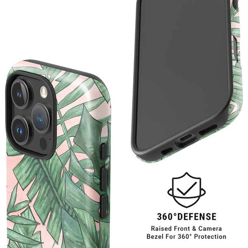 Spring Palm Leaves iPhone 16 Pro Max Magsafe Impact Case
