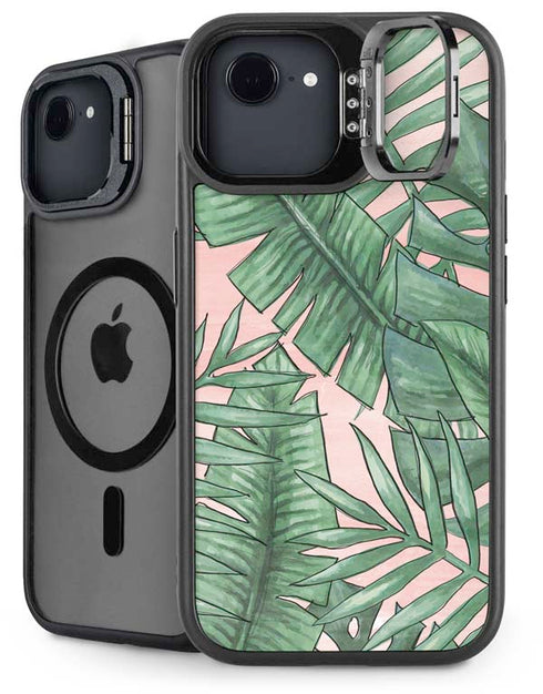 Spring Palm Leaves iPhone 16e Kickstand Case