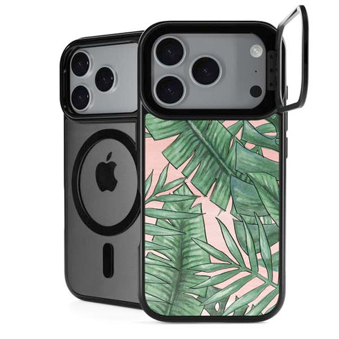 Spring Palm Leaves iPhone 18 Pro Kickstand Case