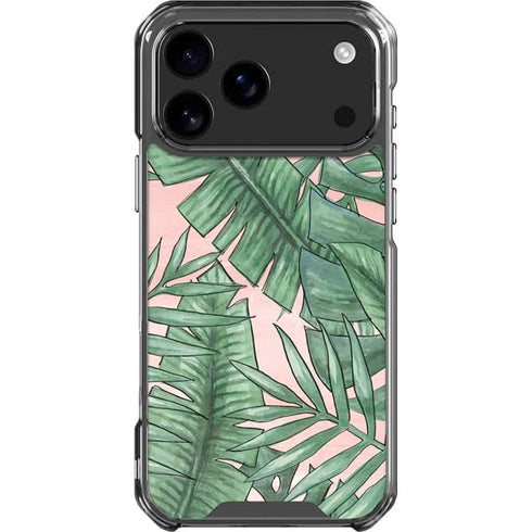Spring Palm Leaves iPhone 18 Pro Max Clear Case