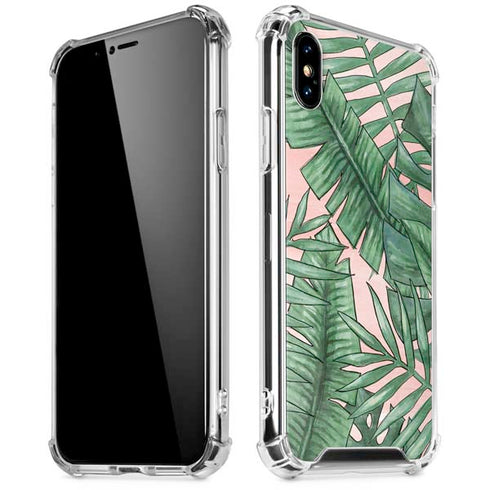 Spring Palm Leaves iPhone X/XS Clear Case