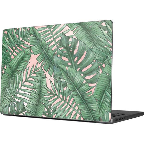 Spring Palm Leaves Apple MacBook Pro 14-inch Skin