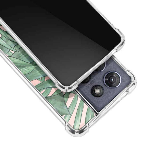Spring Palm Leaves Moto G 5G (2025) Clear Case