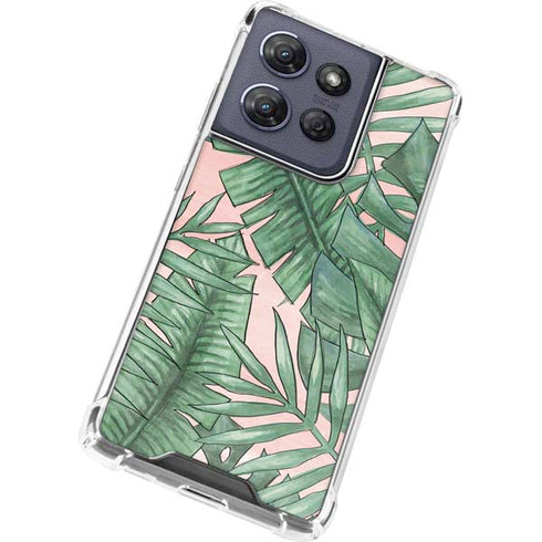 Spring Palm Leaves Moto G Play 5G (2025) Clear Case