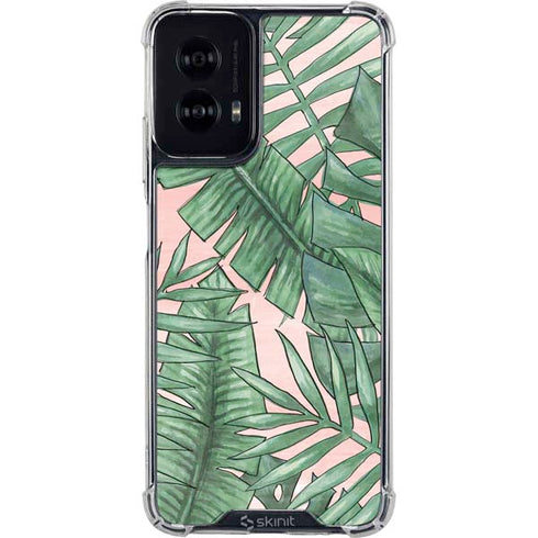 Spring Palm Leaves Moto G Power 5G (2024) Clear Case