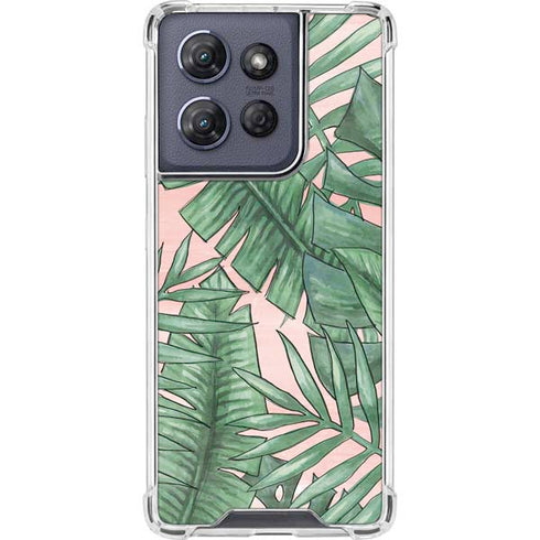 Spring Palm Leaves Moto G Power 5G (2025) Clear Case
