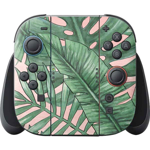Spring Palm Leaves Nintendo Switch 2 (2025) Joy-Con Controller Skin