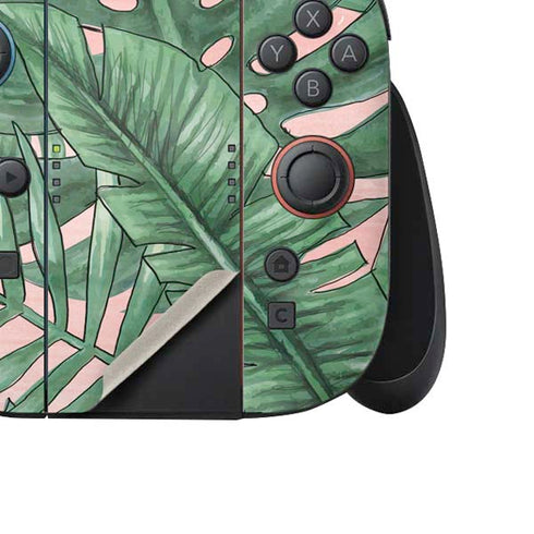 Spring Palm Leaves Nintendo Switch 2 (2025) Joy-Con Controller Skin