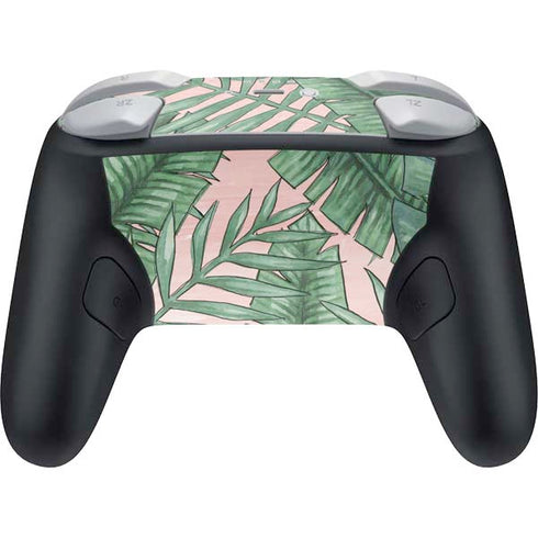 Spring Palm Leaves Nintendo Switch 2 (2025) Pro Controller Skin