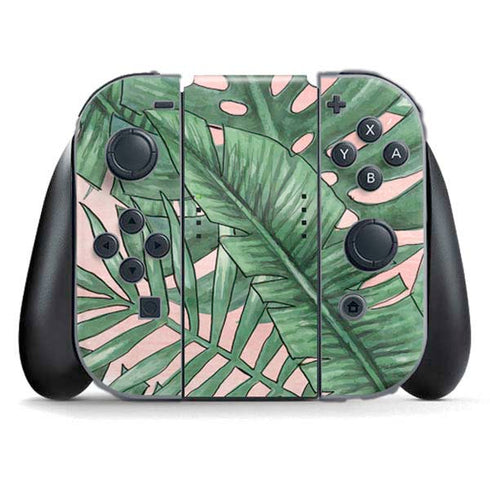Spring Palm Leaves Nintendo Skins