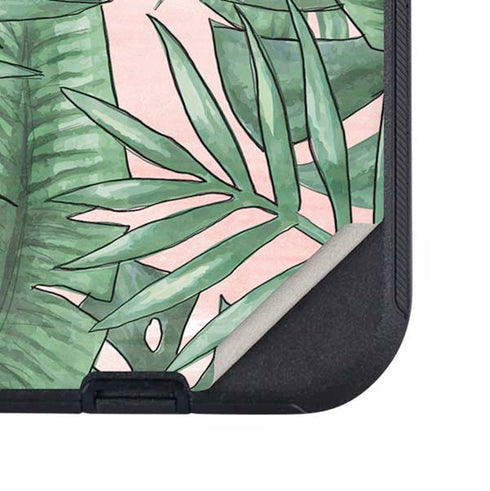 Spring Palm Leaves Otterbox Defender iPhone Skin