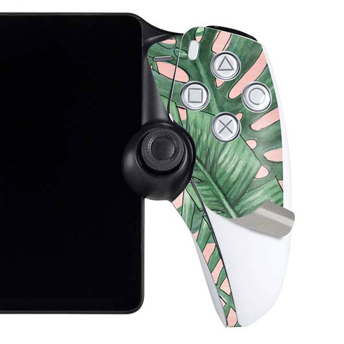 Spring Palm Leaves PlayStation Portal Remote Player Skin