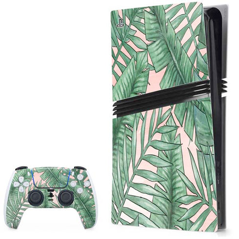 Spring Palm Leaves PlayStation PS5 Skins