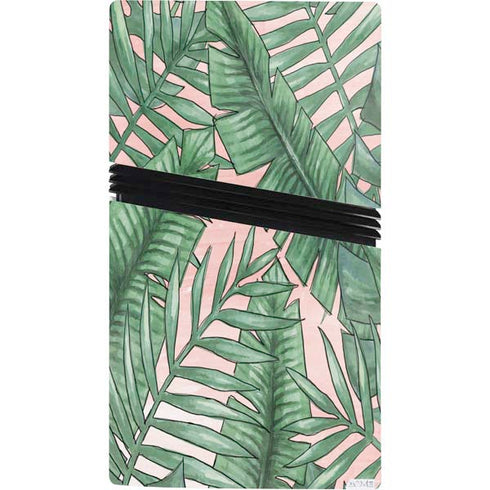 Spring Palm Leaves PS5 Pro Console Skin