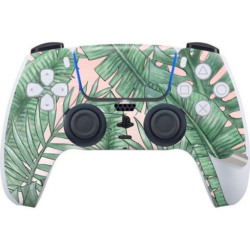 Spring Palm Leaves PS5 Pro Disk Bundle Skin