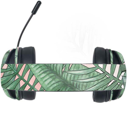 Spring Palm Leaves Razer Kraken X Skin