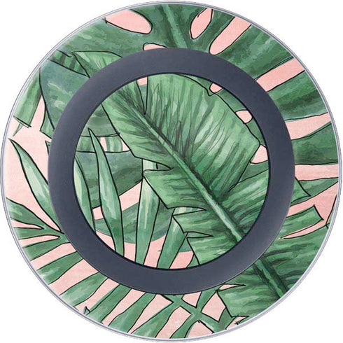 Spring Palm Leaves Wireless Charger Skin