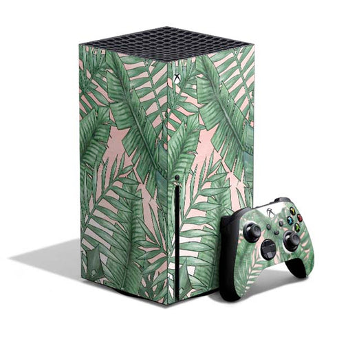 Spring Palm Leaves Xbox Series X Skins