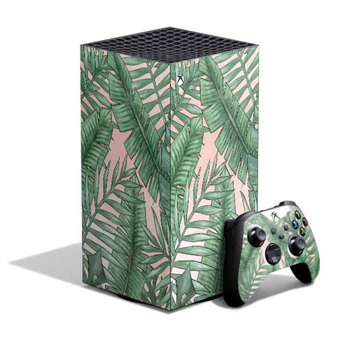 Spring Palm Leaves XBox Series X Digital Edition Bundle Skin