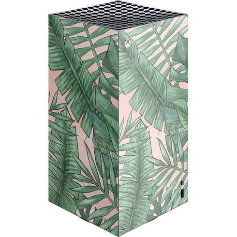 Spring Palm Leaves XBox Series X Digital Edition Console Skin