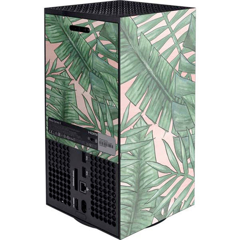 Spring Palm Leaves XBox Series X Digital Edition Console Skin