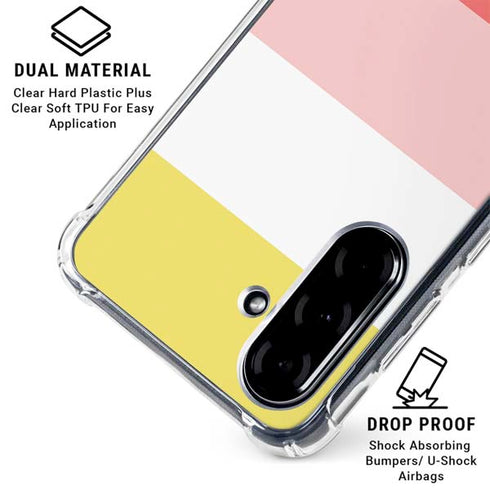 Spring Stripes Galaxy A36 5G Clear Case