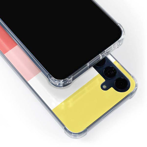 Spring Stripes Galaxy A55 5G Clear Case