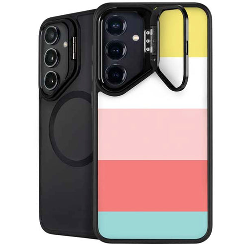 Spring Stripes Galaxy S25 Kickstand Case