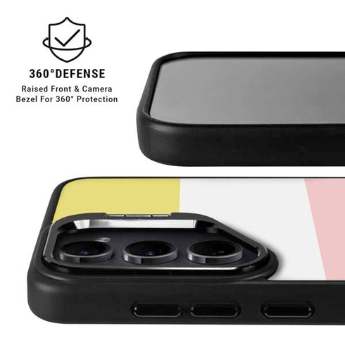 Spring Stripes Galaxy S25 Kickstand Case