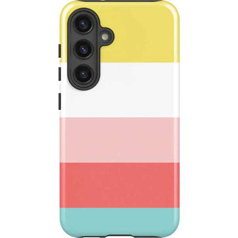 Spring Stripes Galaxy S25 Plus Impact Case