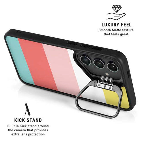 Spring Stripes Galaxy S24 Plus Kickstand Case