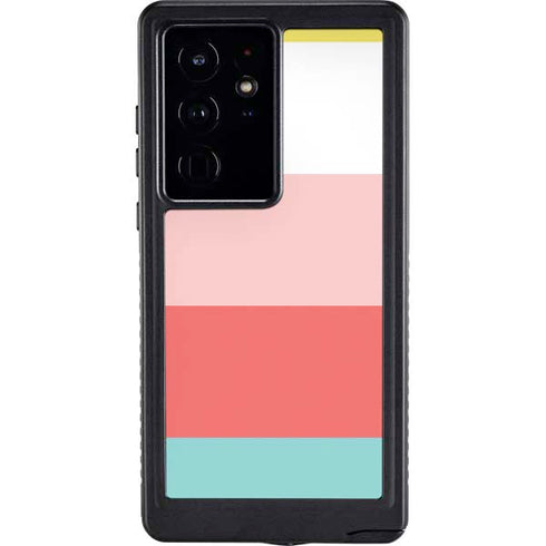 Spring Stripes Galaxy S24 Ultra Waterproof Case