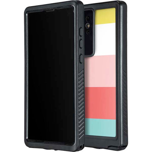 Spring Stripes Galaxy S24 Ultra Waterproof Case